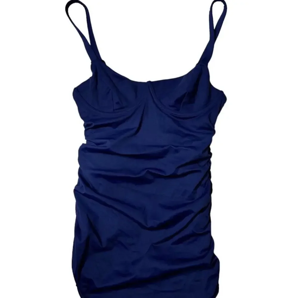 NWT Skims Rare Sculpting Swim Ruched 1-Piece Midnight Women’s 3X